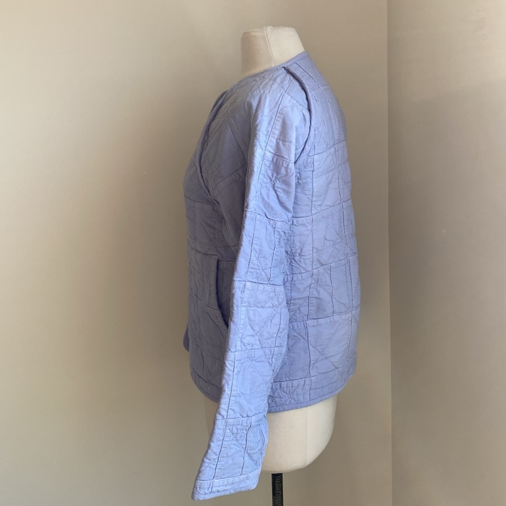 J. Crew Periwinkle Quilted Jacket - Picture 6 of 8